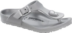 Birkenstock Children's Gizeh Essentials -Shoe Stores birkenstock childrens gizeh metallic silver eva 1003497 30697.1585849502