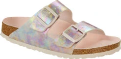 Birkenstock Arizona Vegan -Shoe Stores birkenstock unisex arizona vegan iridescent light rose microfiber 1021334 1021279 28423.1657731075