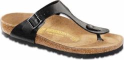 Birkenstock Women's Gizeh -Shoe Stores birkenstock women gizeh licorice birko flor 54195 81141.1657894816