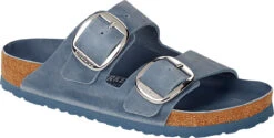 Birkenstock Women's Arizona Big Buckle -Shoe Stores birkenstock womens arizona big buckle dusty blue oiled leather 1022325 84278.1645836298
