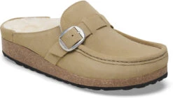 Birkenstock Women's Buckley Shearling -Shoe Stores birkenstock womens buckley shearling taupe suede shearling 1028633 57870.1758314436