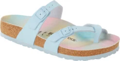 Birkenstock Women's Mayari Vegan -Shoe Stores birkenstock womens mayari vegan ombre finished sky birkibuc 1021202 07668.1657899282