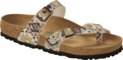 Birkenstock Women's Mayari Vegan -Shoe Stores birkenstock womens mayari vegan printed mocha birko flor 1019602 82456.1657899282