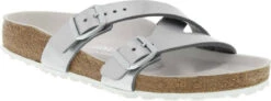 Birkenstock Women's Yao -Shoe Stores birkenstock womens yao metallic silver birko flro 1014183 71577.1553730826