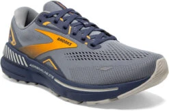 Brooks Men's Adrenaline GTS 23 -Shoe Stores brooks mens adrenaline gts 23 grey crown blue orange 1103911d027 10131.1728922045