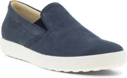 ECCO Women's Soft 7 Slip-On Sneaker -Shoe Stores ecco womens soft 7 slip on sneaker marine powder 47049351056 24936.1687217921