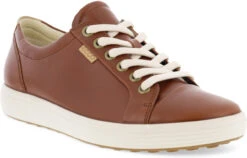 ECCO Women's Soft 7 Sneaker -Shoe Stores ecco womens soft 7 sneaker cognac 43000301053 64840.1732124647