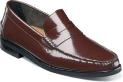 Florsheim Berkley Flex Moc Toe Penny Loafer -Shoe Stores florsheim mens berkley flex moc toe penny loafer burgandy smooth 12195 601 47050.1619643365