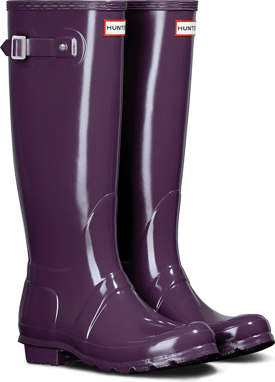 Hunter Women's Original Tall Gloss Rain Boot 7 Hunter Women's Original Tall Gloss Rain Boot - Image 7