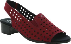 Munro Mickee -Shoe Stores munro womens mickee red nubuck m427336 95532.1548257862