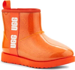 UGG Big Kids Classic Clear Mini II -Shoe Stores ugg childrens big kids classic clear mini 2 orange soda 1112386k ogs 12929.1656432983