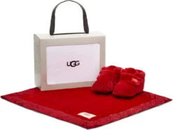 UGG Infants Bixbee And Lovey Blanket -Shoe Stores ugg childrens infants bixbee lovey blanket samba red 1094823i sbr 88498.1661585966