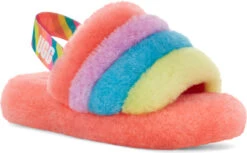 UGG Kids Fluff Yeah Slide 19 UGG Kids Fluff Yeah Slide -Shoe Stores ugg childrens kids fluff yeah slide peach bliss multi 1124925k pbmt 20682.1647038453