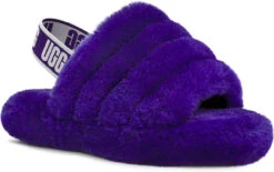 UGG Kids Fluff Yeah Slide 26 UGG Kids Fluff Yeah Slide -Shoe Stores ugg childrens kids fluff yeah slide violet night 1098494k vngh 28977.1647038454