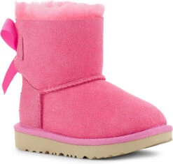 UGG Toddlers Mini Bailey Bow II -Shoe Stores ugg childrens toddlers mini bailey bow 2 pink rose 1017397t pkrs 58592.1638639783