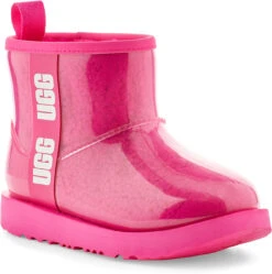 UGG Big Kids Classic Clear Mini II -Shoe Stores ugg kids classic clear mini 2 rock rose 1112386k rcr 33767.1656432984