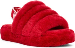 UGG Kids Fluff Yeah Slide 23 UGG Kids Fluff Yeah Slide -Shoe Stores ugg kids fluff yeah slide ribbon red 1098494k rbrd 51555.1647038453