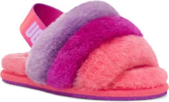 UGG Toddlers Fluff Yeah Slide 14 UGG Toddlers Fluff Yeah Slide -Shoe Stores ugg toddlers fluff yeah slide pink purple rainbow 1120073t pprb 95299.1651776272
