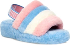 UGG Women's Pride Fluff Yeah Slide -Shoe Stores ugg womens pride fluff yeah slide pride stripes 1114751 pstr 65737.1630426000